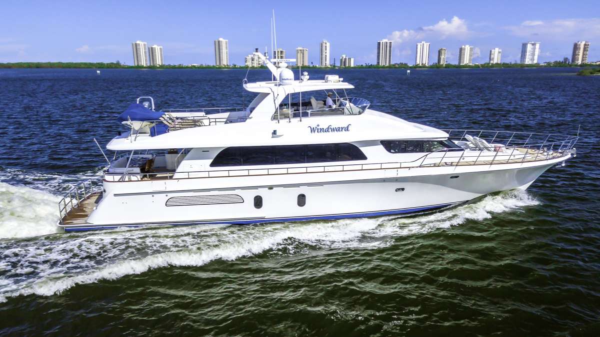 windward90 charter yacht