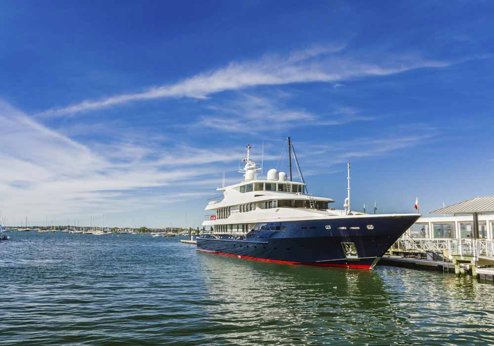 mega yacht nantucket