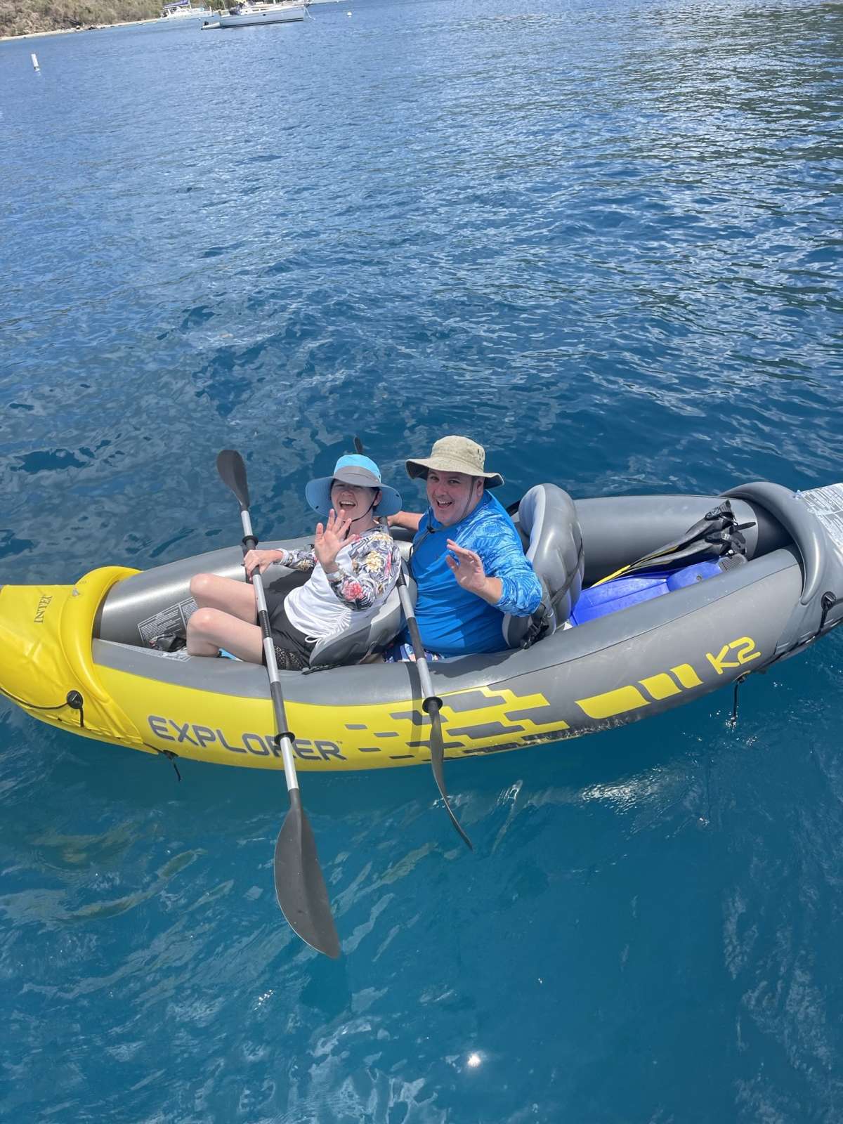 Inflatable kayaking