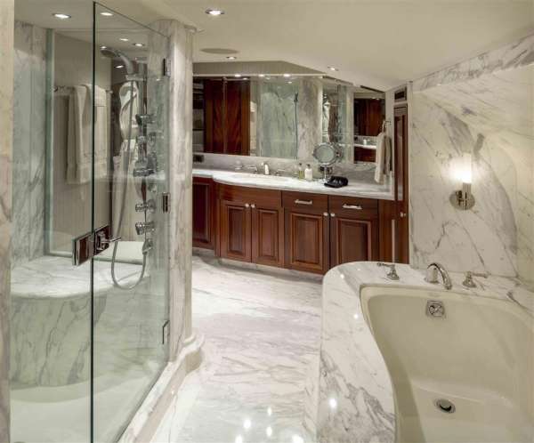 Master Bath with shower and Jacuzzi tub