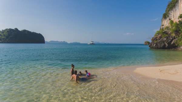 Hidden beaches only accessible with yachts
