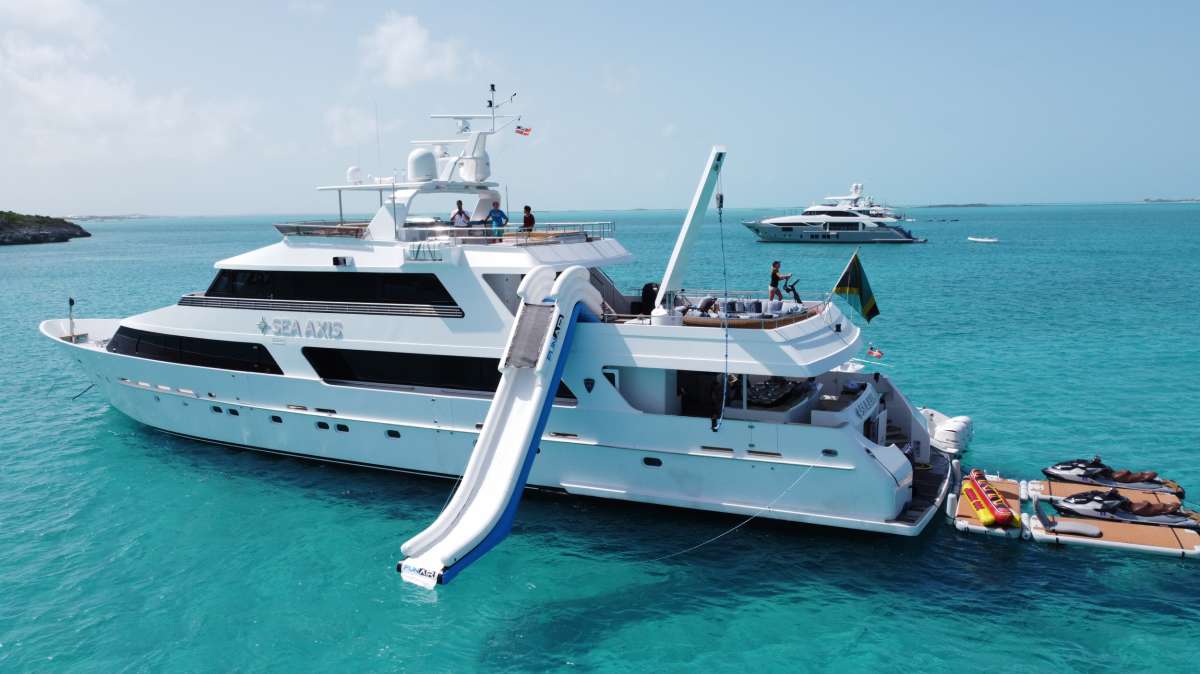 seaaxis125a charter yacht
