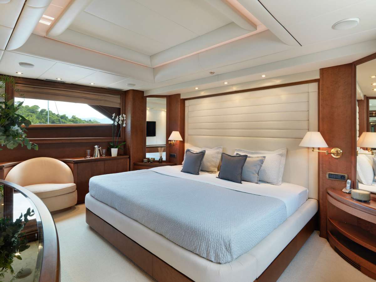 Master Suite on Main deck 