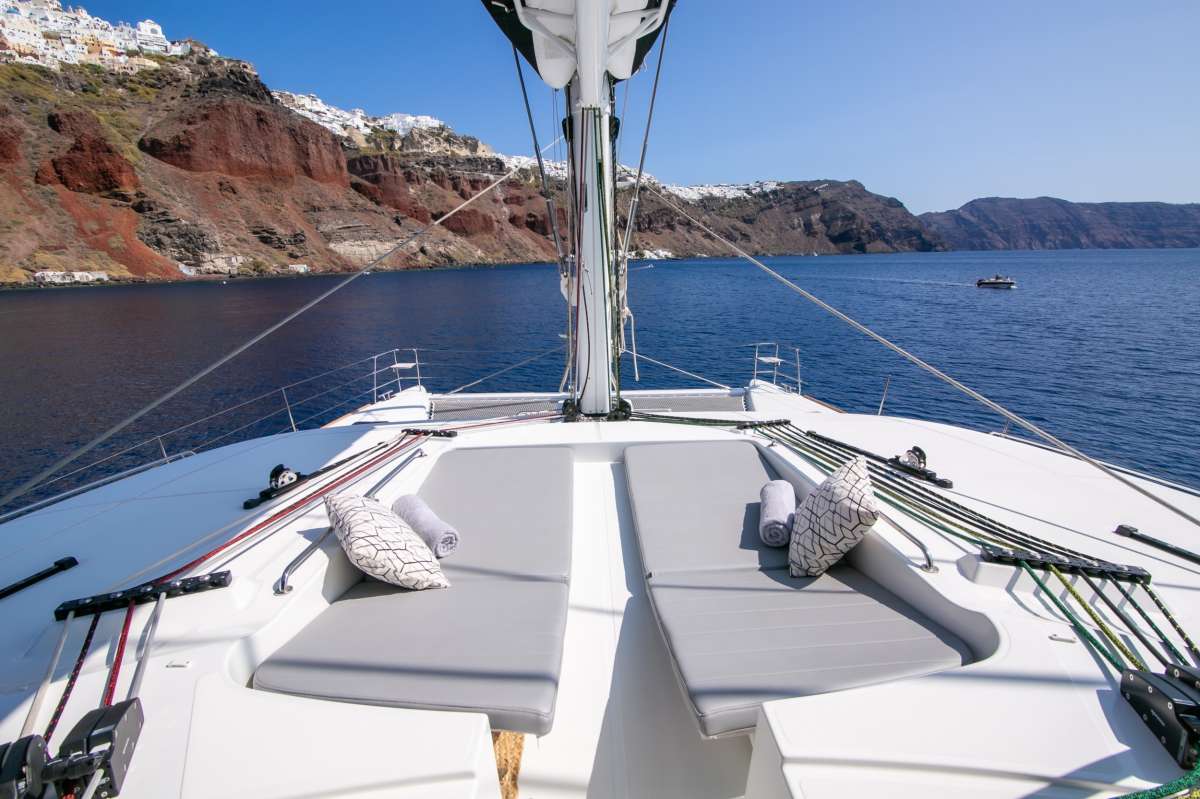 day yacht charter santorini